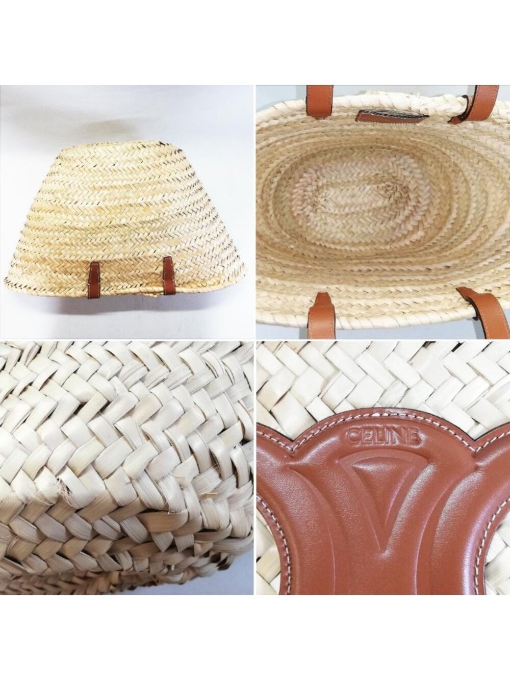 Celine Trio Raffia Tote - Picture 4 of 5